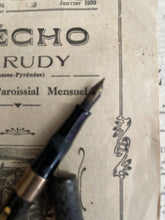 Load image into Gallery viewer, Antique Waterman Stub Nib Safety Fountain Pen - Circa 1913.