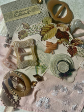 Load image into Gallery viewer, Antique Artisan Collage With French Ephemera.