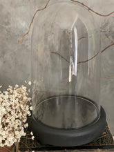 Load image into Gallery viewer, Round Glass Cloche &amp; Handmade Base - Small Size