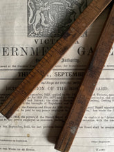 Load image into Gallery viewer, Vintage Carpentry Ruler - Boxwood Timber - UK.