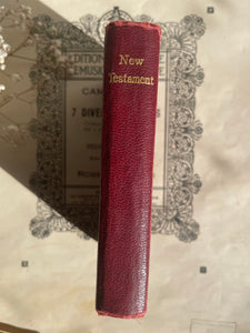 Antique Pocket New Testament Bible - 1947.