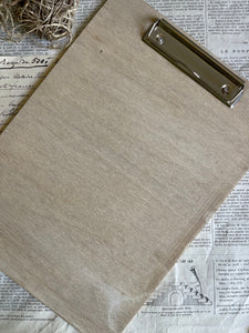 Hand Made A4 Clipboard With Silver Clip.