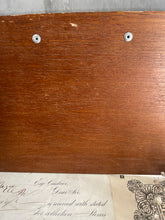 Load image into Gallery viewer, Hand Made Narrow Clipboard With Fancy Silver Clip - Portrait or Landscape (Walnut)
