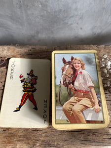 Vintage Equestrian Playing Cards - Circa 1950