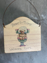 Load image into Gallery viewer, Handpainted Bear Sign
