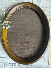 Load image into Gallery viewer, Vintage Oval Portrait Frame With Glass - Circa 1950.