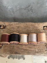Load image into Gallery viewer, Vintage SYLKO Threaded Cotton Reels - Set of 5