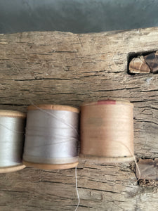 Vintage SYLKO Threaded Cotton Reels - Set of 5