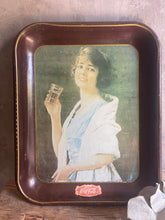 Load image into Gallery viewer, Vintage Coca Cola Large Metal Serving Tray - Circa 1960 USA.