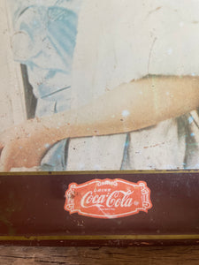 Vintage Coca Cola Large Metal Serving Tray - Circa 1960 USA.