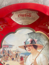 Load image into Gallery viewer, Vintage Coca Cola Deep Dish Metal Serving Tray - USA.