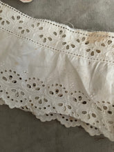 Load image into Gallery viewer, Antique French Cut Work Ruffle With Bi-Snaps