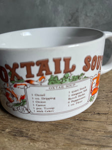 Vintage Soup Mugs (Onion & Oxtail) - Set of 2