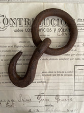 Load image into Gallery viewer, Vintage Cast Iron Rustic Hook.