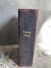 Load image into Gallery viewer, Vintage Textured Leather Bound Roman Missal Prayer Book - Circa 1939