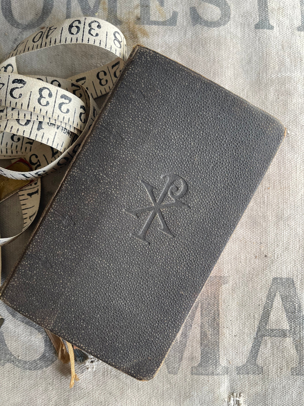 Vintage Leather Bound Saint Andrew Daily Missal Embossed Prayer Book - Circa 1940.