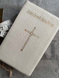 Vintage Textured Leather Bound St Joseph Missal Prayer Book - Circa 1939