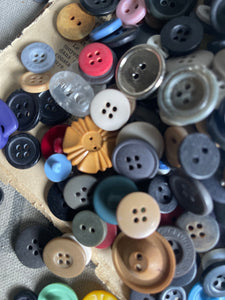 Large Allotment of Assorted Vintage Buttons - USA