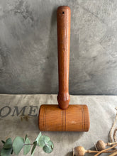 Load image into Gallery viewer, Antique Oak Masher/Tenderiser - Made in England.