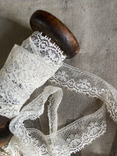 Load image into Gallery viewer, Antique French Very Delicate Patterned Bobbin Lace.