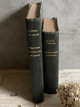 Load image into Gallery viewer, Antique French Leather Bound Financial Books - Set of 2.