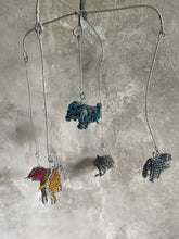 Load image into Gallery viewer, Vintage Beaded Wire Nursery Mobile - Handmade in Zimbabwe