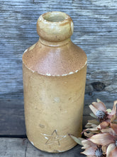 Load image into Gallery viewer, Light Tan ‘WS’ Star Stoneware Ginger Beer.