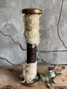 Antique Bobbin With Original Linen Thread - Circa 1900 UK