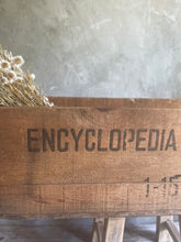 Load image into Gallery viewer, Large Antique Encyclopaedia Americana Box Circa 1920.