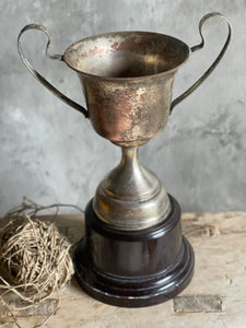 Vintage Trophy With Bakelite Stand.