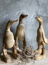 Load image into Gallery viewer, Carved Timber Ducks - SPECIAL PRICE