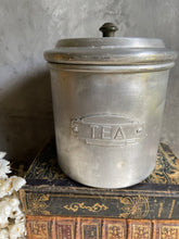 Load image into Gallery viewer, Vintage Aluminium Tea Cannister With Lid.