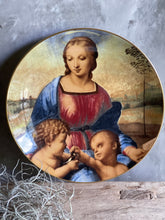 Load image into Gallery viewer, Vintage Crown Staffordshire Madonna &amp; Cherub Plate.