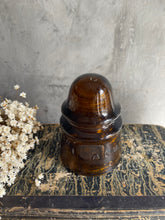 Load image into Gallery viewer, Vintage Glass Insulators - Amber