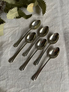 Antique Demitasse Silver Spoons - Sets of 4 or 6 Made in England.
