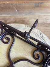 Load image into Gallery viewer, Vintage Forged Iron Scroll Work Cocktail Napkin Holder - USA
