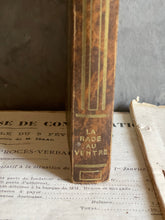 Load image into Gallery viewer, Antique French Leather Bound Book - Le Rage Au Ventre.
