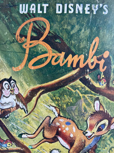 Vintage Child’s Walt Disney Bambi - Circa 1950