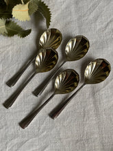 Load image into Gallery viewer, Silver Plate EPNS Scallop Shell Dessert Spoon - UK.