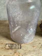 Load image into Gallery viewer, Antique Soft Amethyst Wide Top Bottle.