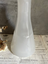 Load image into Gallery viewer, Antique Milk Glass Pharmacy Beaker Style Bottle USA.