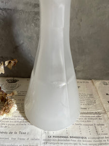 Antique Milk Glass Pharmacy Beaker Style Bottle USA.