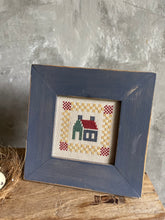 Load image into Gallery viewer, Small Hand Stitchery In Timber Frame.