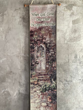 Load image into Gallery viewer, Vintage Entryway Bell Pull Tapestry Wall Hanger - USA.