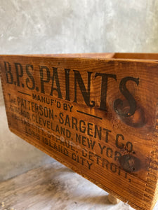 Rustic BPS Hardware Store Paint Crate - New York.