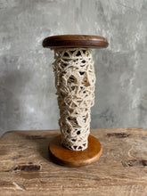 Load image into Gallery viewer, Antique Bobbin Wound With French Bobbin Lace.