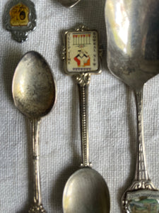 Vintage Souvenir Spoons - Bulk Lot of 39