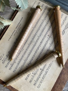 Repurposed Industrial Quill Pen - Bleached Pine
