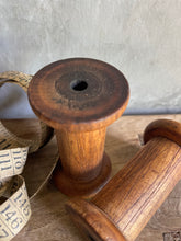 Load image into Gallery viewer, Antique Large Cotton Reel Silk Spool - Patterson New Jersey Circa 1900 ALMOST GONE!