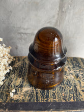 Load image into Gallery viewer, Vintage Glass Insulators - Amber